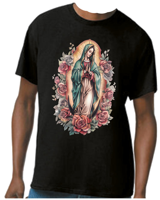 Virgen de Guadalupe Heavy Cotton T-shirt